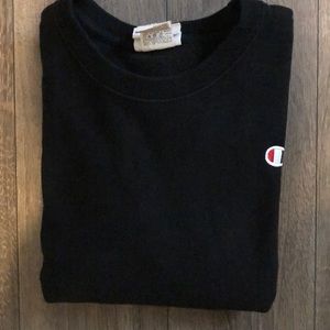 Champion black crew neck
